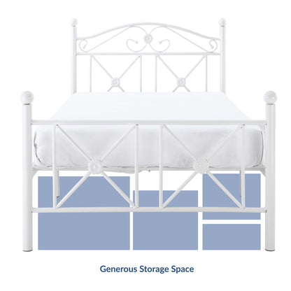 Modway Outlet Cottage Twin Bed by Modway  Bedroom Furniture White - EEI-799