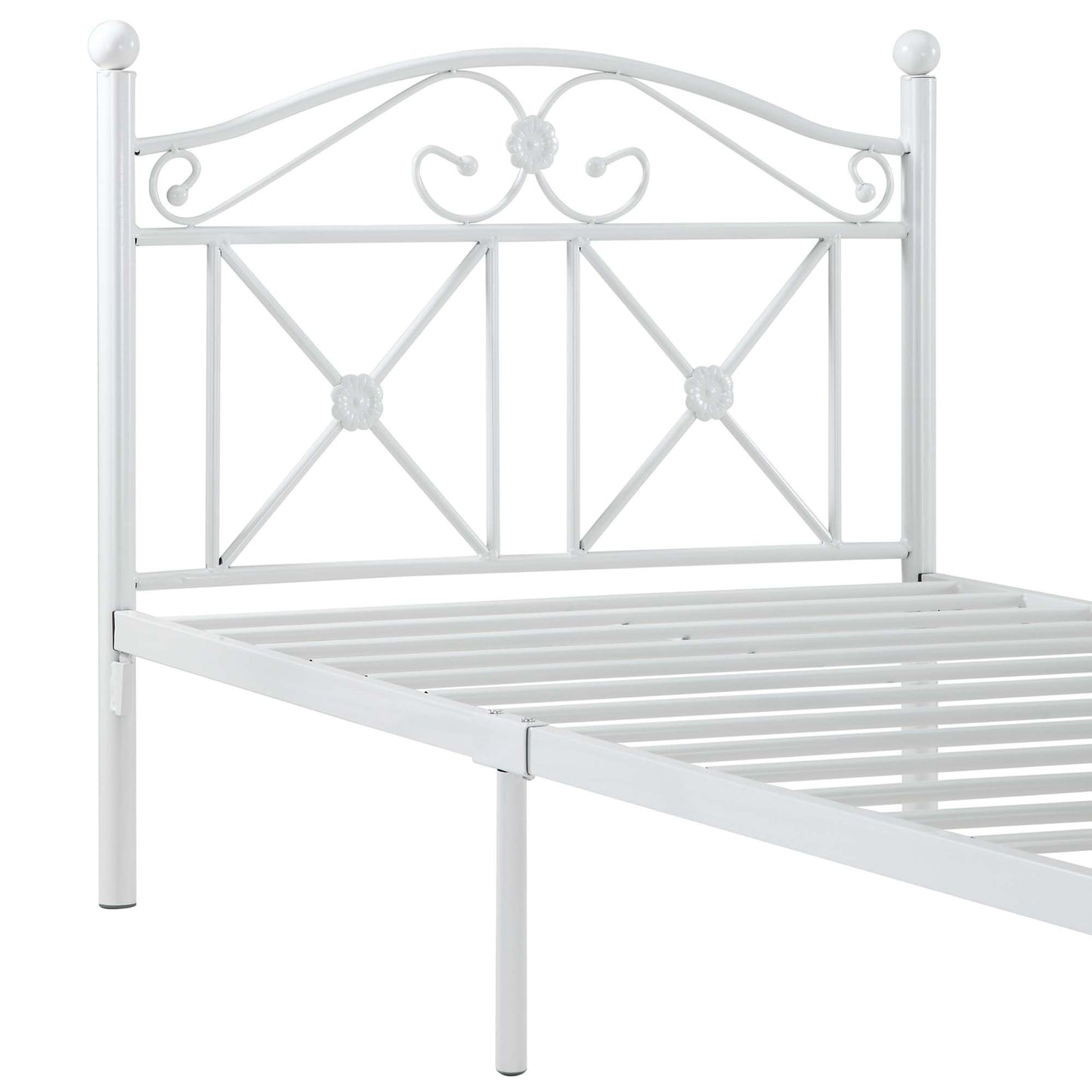 Modway Outlet Cottage Twin Bed by Modway  Bedroom Furniture White - EEI-799