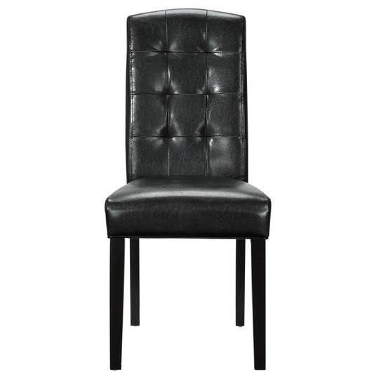 Modway Outlet Perdure Dining Vinyl Side Chair by Modway  Bar and Dining Furniture Black - EEI-811-BLK