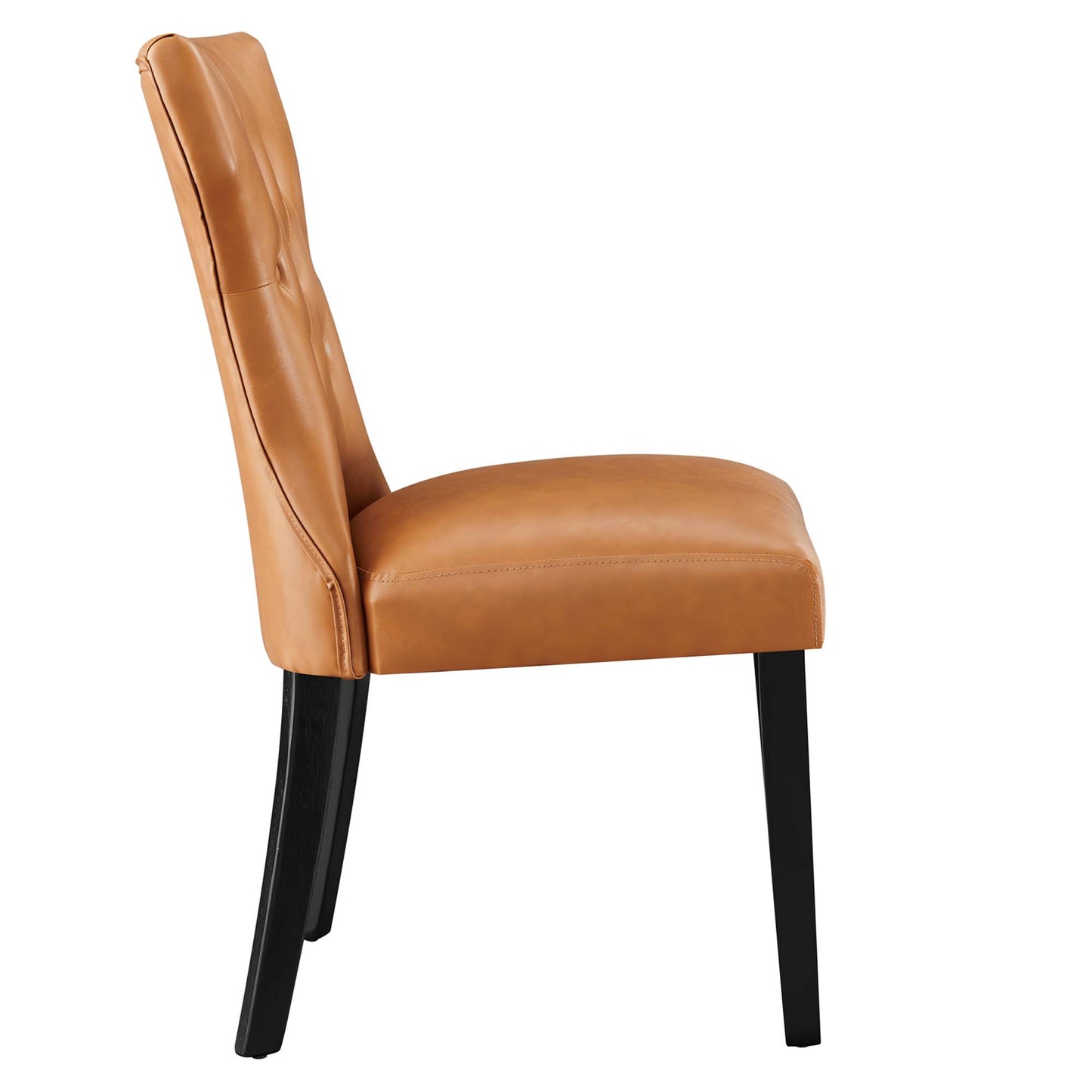 Modway Outlet Silhouette Dining Vinyl Side Chair by Modway  Bar and Dining Furniture Tan - EEI-812-TAN