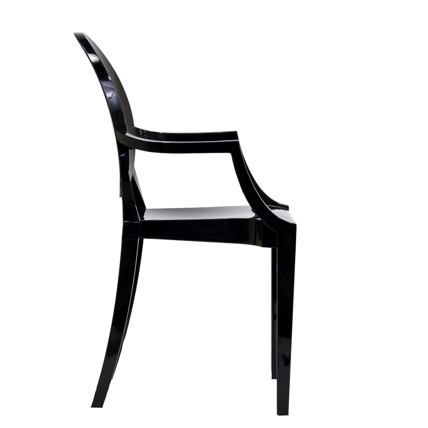 Modway - Casper Dining Armchairs Set of 2 by Modway  Bar and Dining Dining Chairs Clear - EEI-905-BLK