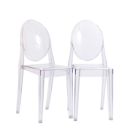Modway - Casper Dining Chairs Set of 2 by Modway  Bar and Dining Dining Chairs Clear - EEI-906-CLR