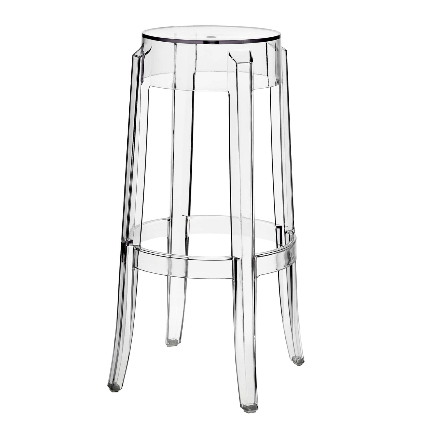 Modway - Casper Bar Stool Backless Set of 2 by Modway  Bar and Dining Bar and Counter Stools Clear - EEI-909-CLR