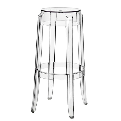 Modway - Casper Bar Stool Backless Set of 2 by Modway  Bar and Dining Bar and Counter Stools Clear - EEI-909-CLR