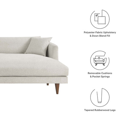 Modway - Zoya Right-Facing Down Filled Overstuffed Sectional Sofa by Modway  Living Room Sofas and Armchairs White - EEI-6612-HEI