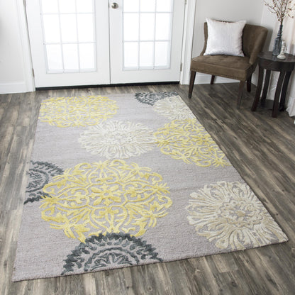 Rug, 3' x 5', transitional style.