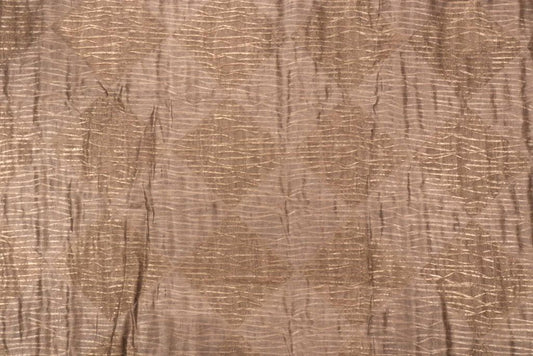 SCALAMANDRE OUTLET  FABRIC SUMBAWA SHEER  FABRIC OLD GOLD   - EI 03303029