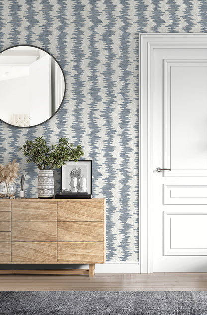 Seabrook Designs  Noctara Striped Contemporary Blues   - EL20202