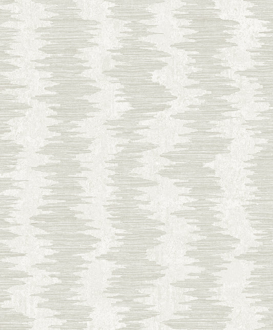 Seabrook Designs  Noctara Striped Contemporary Whites, Off Whites   - EL20207