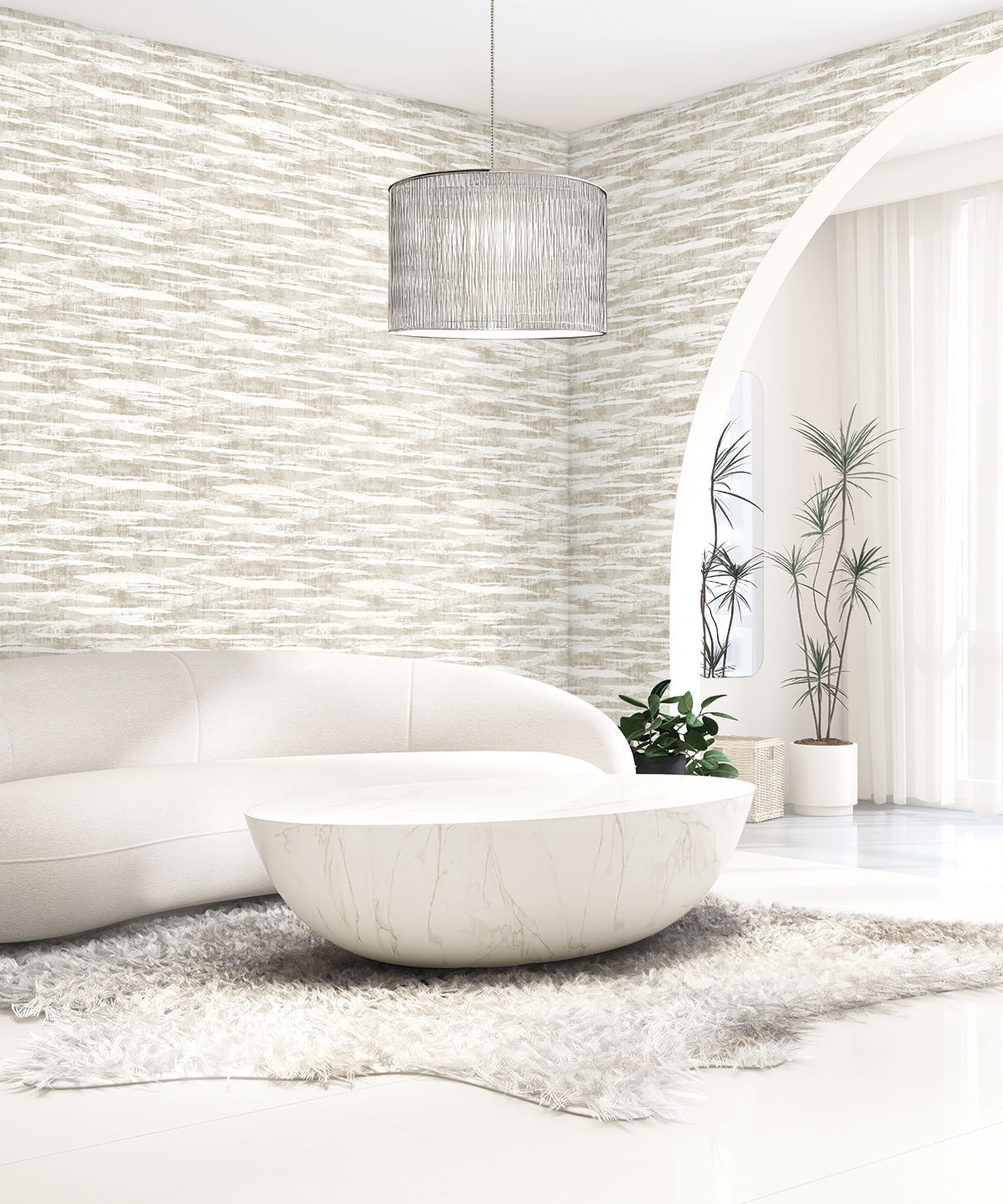 Seabrook Designs  Nebulite Abstract Contemporary Cool Neutrals   - EL20305