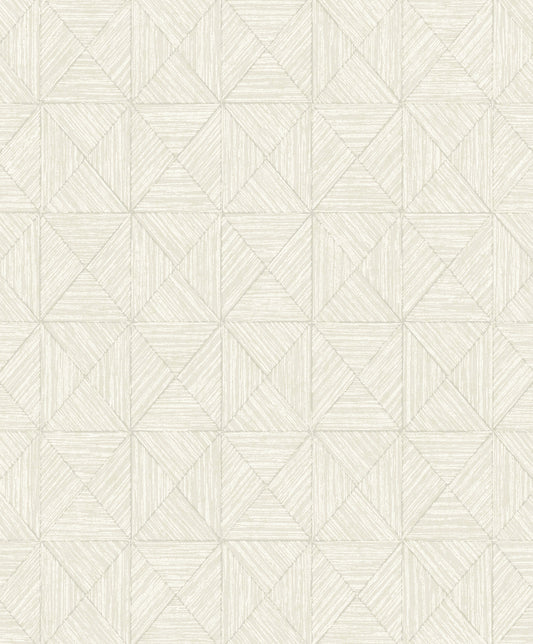 Seabrook Designs  Lunoria Geometric Contemporary Warm Neutrals, Beiges   - EL20500