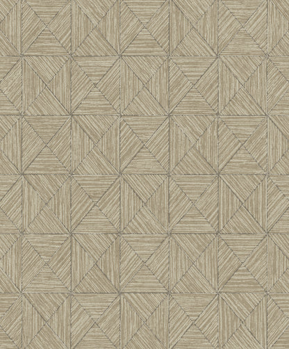Seabrook Designs  Lunoria Geometric Contemporary Warm Neutrals, Beiges   - EL20507