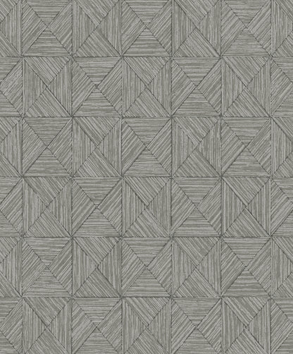 Seabrook Designs  Lunoria Geometric Contemporary Grays   - EL20508