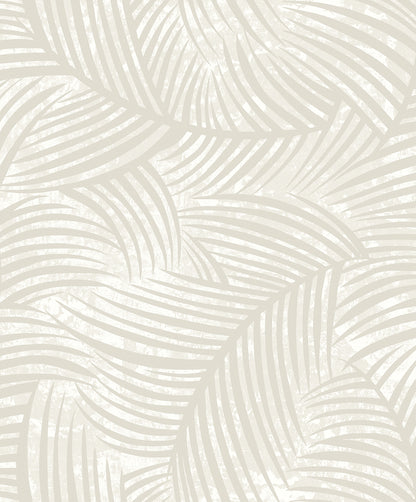 Seabrook Designs  Zephyra Palms Botanical Contemporary Whites, Off Whites   - EL20605