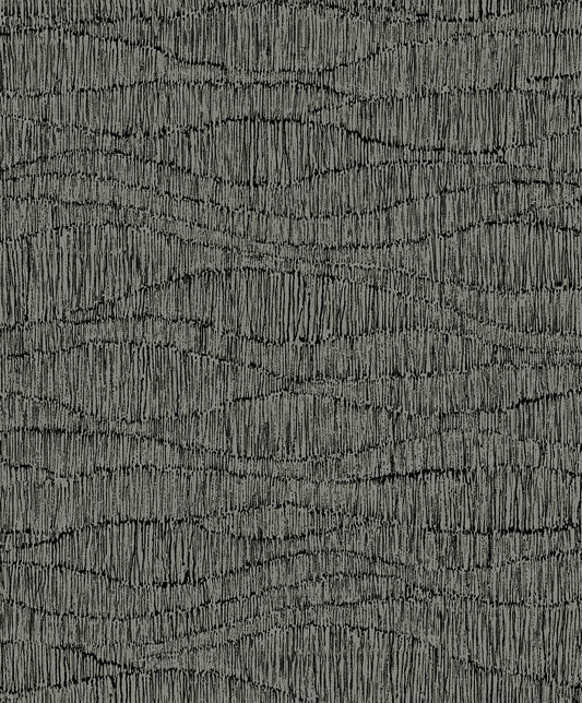 Seabrook Designs  Tatiana Waves Abstract Contemporary Blacks   - EL20800