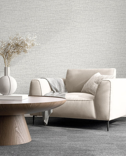 Seabrook Designs  Tatiana Waves Abstract Contemporary Grays   - EL20808