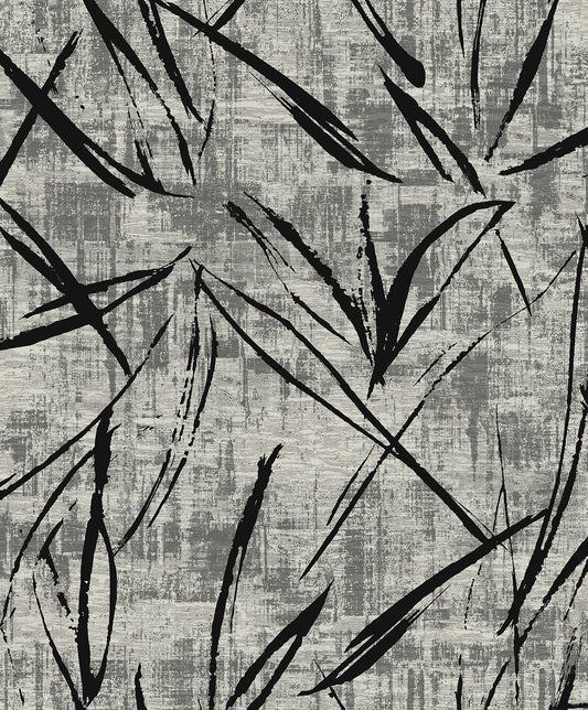Seabrook Designs  Luneth Abstract Contemporary Grays   - EL20900
