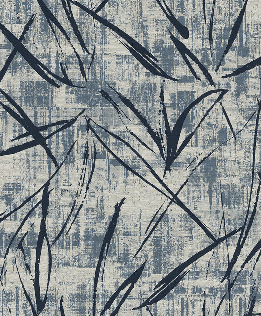 Seabrook Designs  Luneth Abstract Contemporary Blues   - EL20902