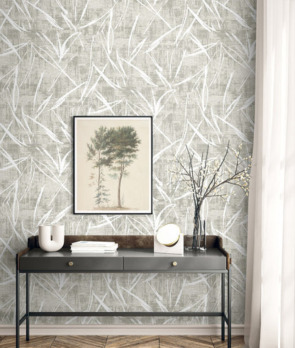 Seabrook Designs  Luneth Abstract Contemporary Grays   - EL20908
