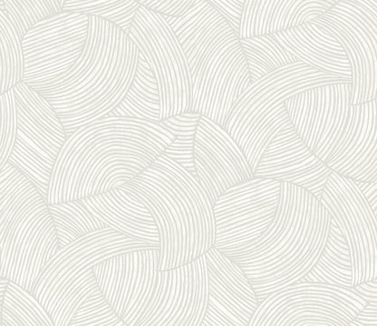 Seabrook Designs  Stellara Geometric Contemporary Whites, Off Whites   - EL21005