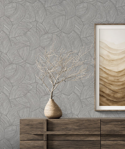 Seabrook Designs  Stellara Geometric Contemporary Grays   - EL21008