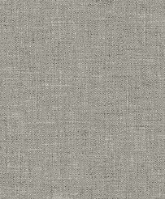 Seabrook Designs  Vespia Faux Linen Contemporary Grays   - EL21106
