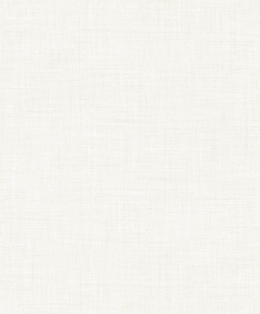 Seabrook Designs  Vespia Faux Linen Contemporary Whites, Off Whites   - EL21120