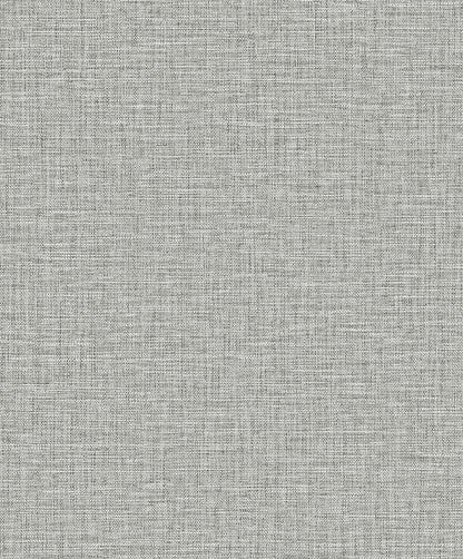 Seabrook Designs  Opalind Faux Linen Contemporary Grays   - EL21208