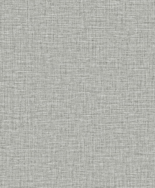 Seabrook Designs  Opalind Faux Linen Contemporary Grays   - EL21208