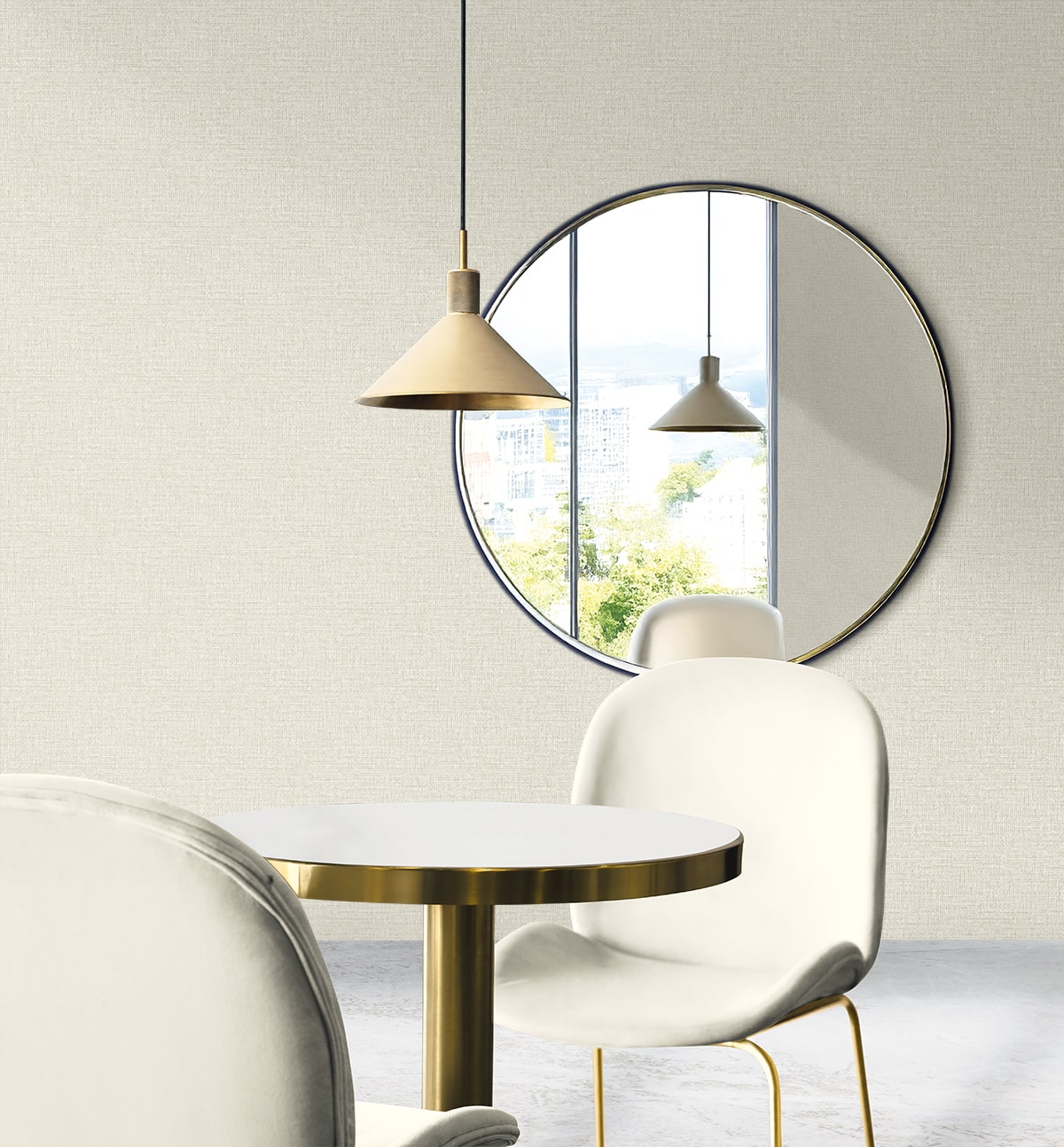 Seabrook Designs  Aureline Faux Contemporary Cool Neutrals   - EL21305