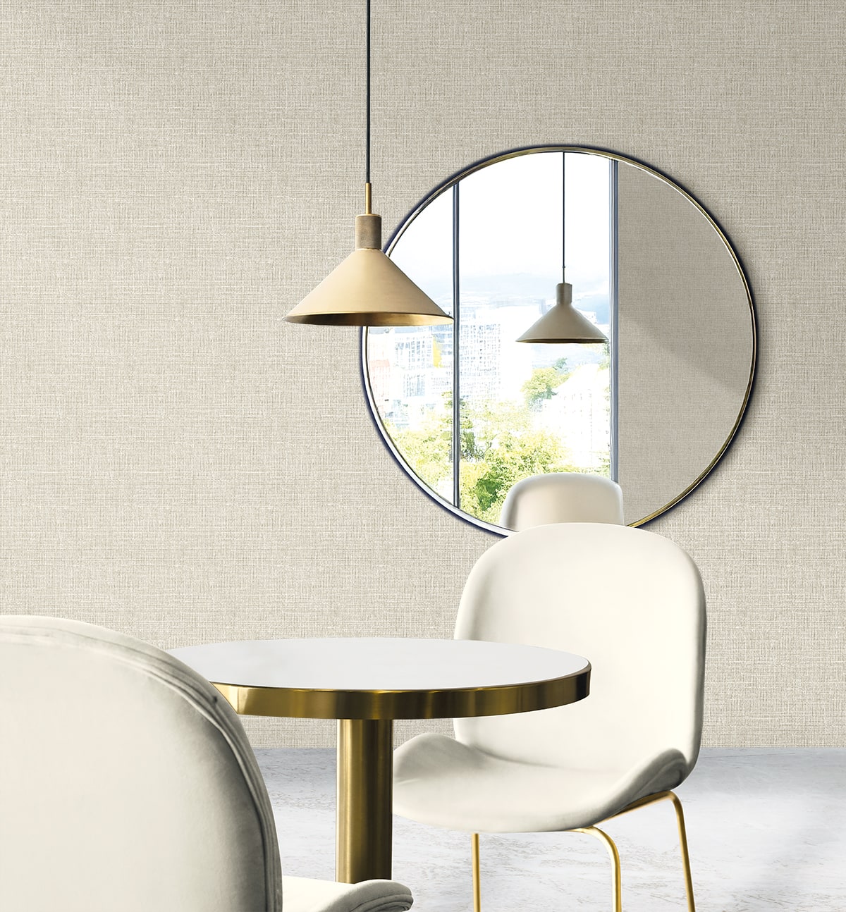 Seabrook Designs  Aureline Faux Contemporary Cool Neutrals   - EL21307