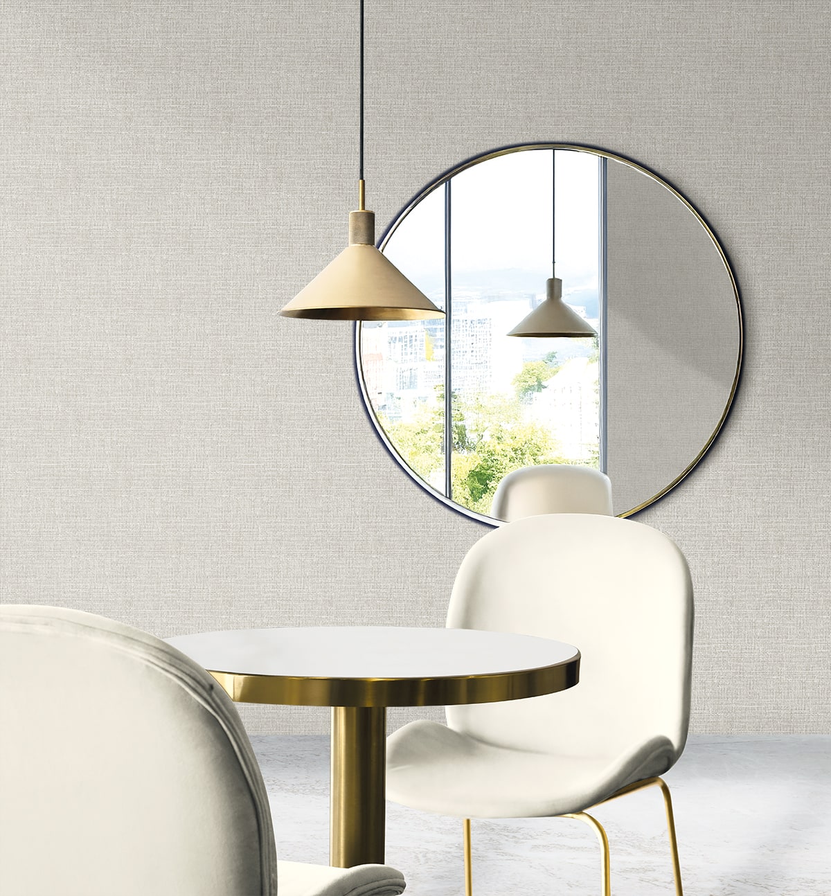 Seabrook Designs  Aureline Faux Contemporary Cool Neutrals   - EL21308