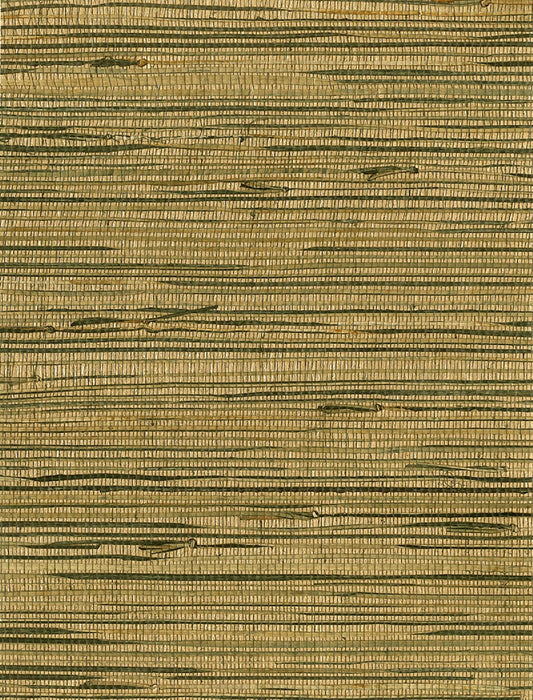 Seabrook Designs Natural Resource Triangle Grass Grasscloth Contemporary Tan Metallic Sidewall - EL301