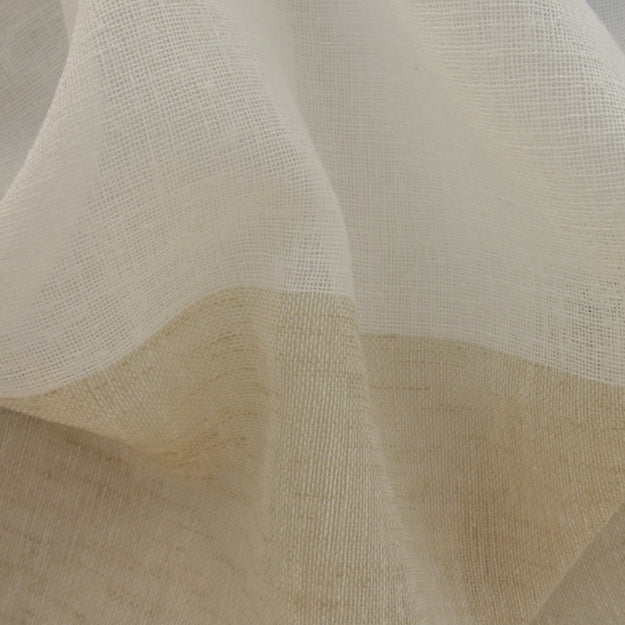 JF Fabrics ELAINE 92 Fabric Traditional,Transitional,Contemporary,Stripe Creme,Beige,Offwhite  Double Width,Linen Texture - 5010192 J5941