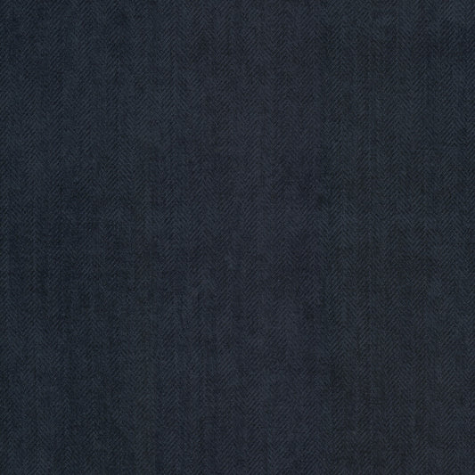 STOUT TEXTILES  UPHOLSTERY,CHENILLE TRADITIONAL, HERRINGBONE NAVY   - ELAP-1