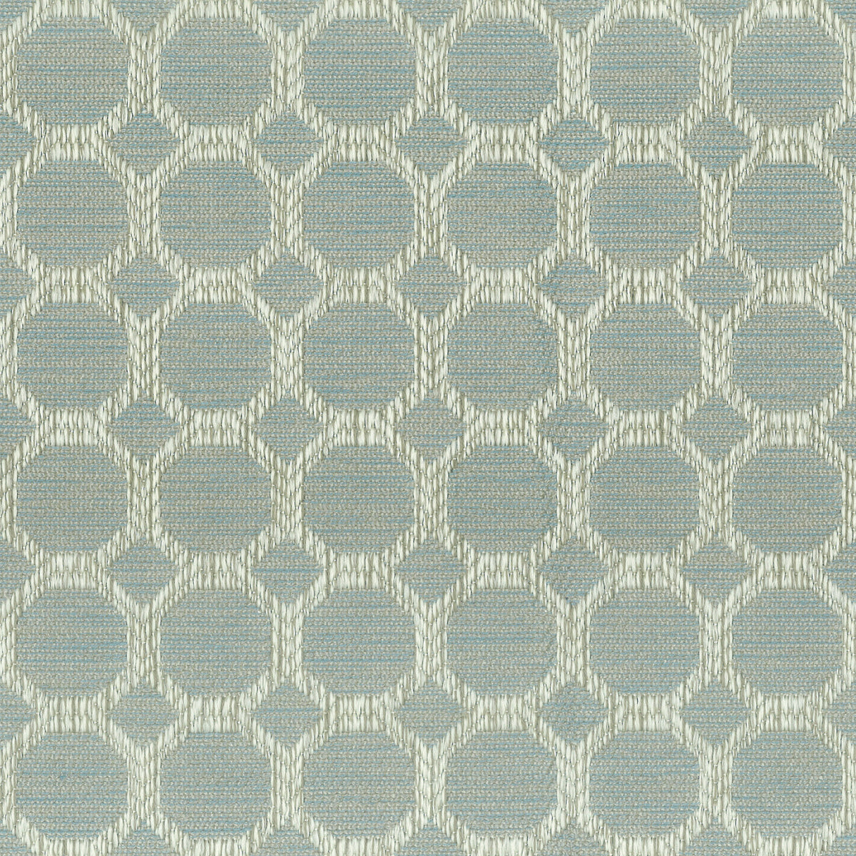 STOUT TEXTILES  UPHOLSTERY,JACQUARD TRADITIONAL, GEOMETRIC OPAL   - ELEC-1