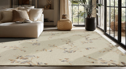 Elisa transitional rug, 5' x 8'.