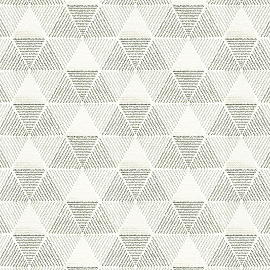 STOUT TEXTILES  MULTIPURPOSE,EMBROIDERIES TRANSITIONAL,, GEOMETRIC GREY   - ELMO-1