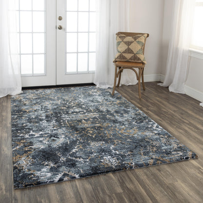 Rug, transitional style, 5' x 8'.