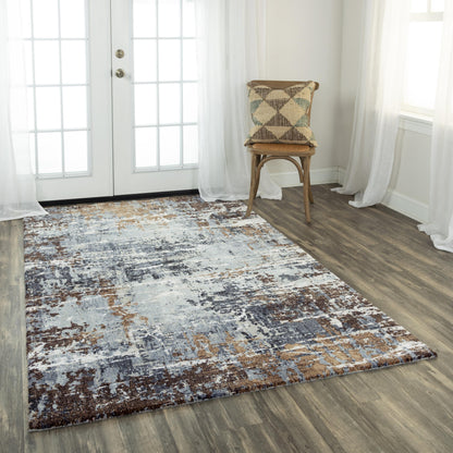 Contemporary rug, 2' x 8'.