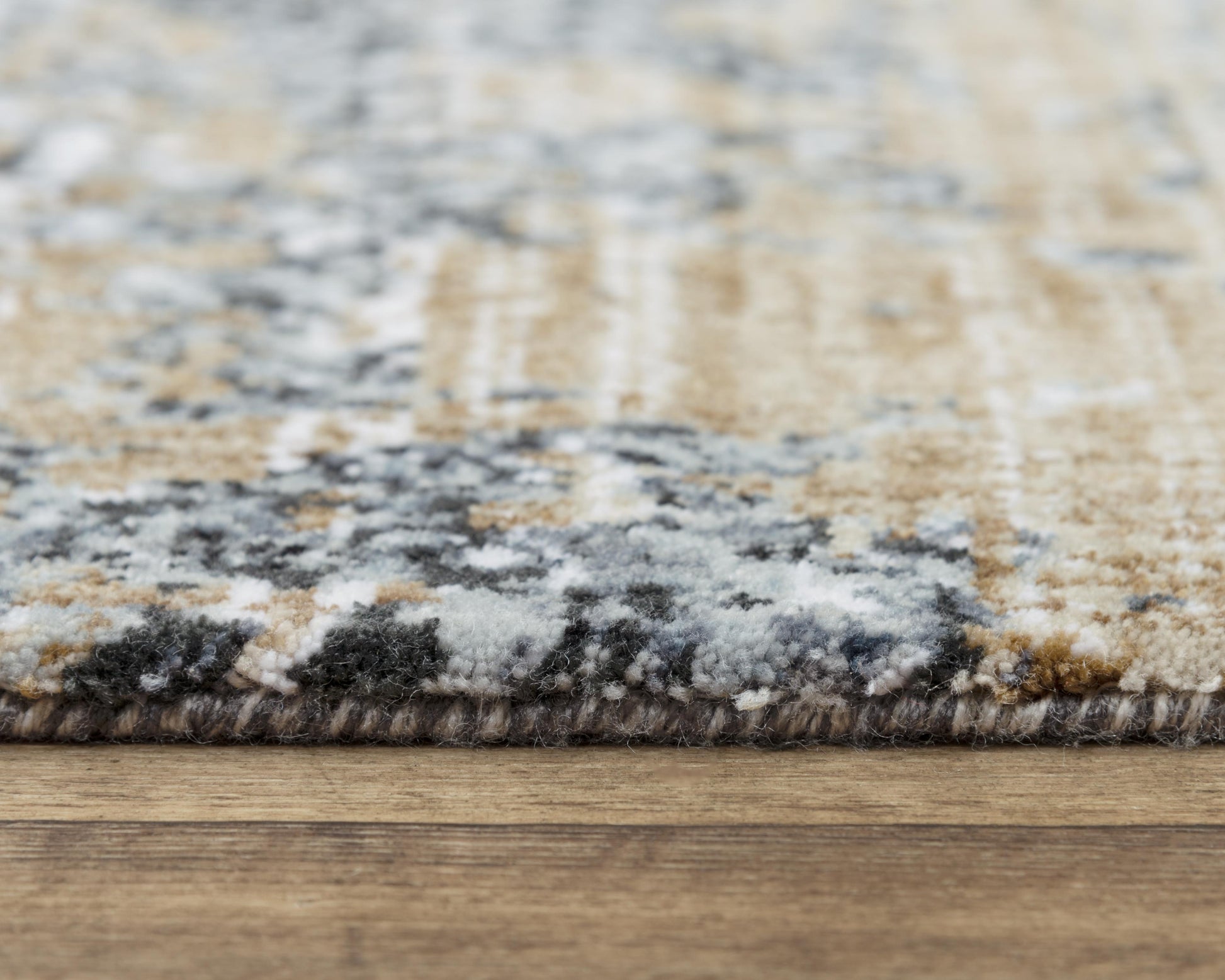 Transitional rug, 10' x 13'.