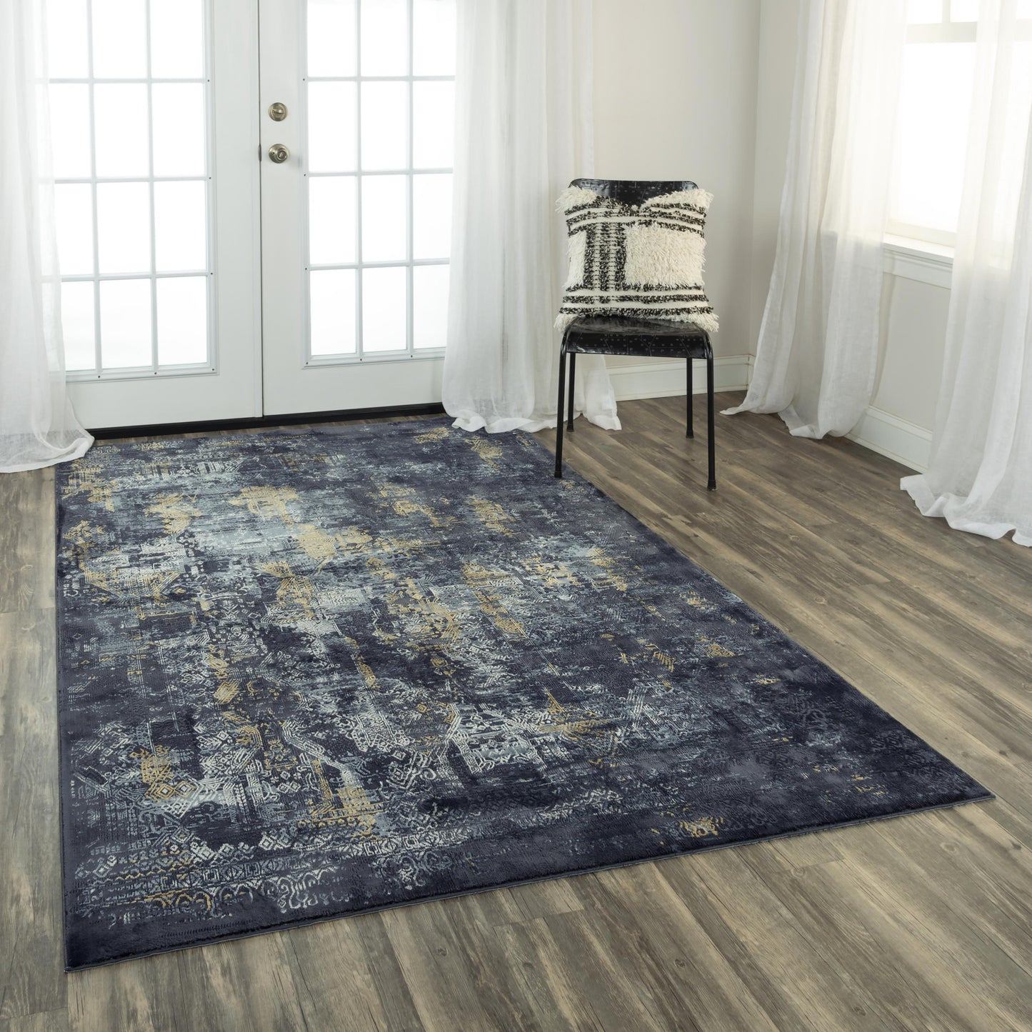 RIZZY HOME RUGS Emerge   Industrial 4' x 6'    - EMGEMG92833063156