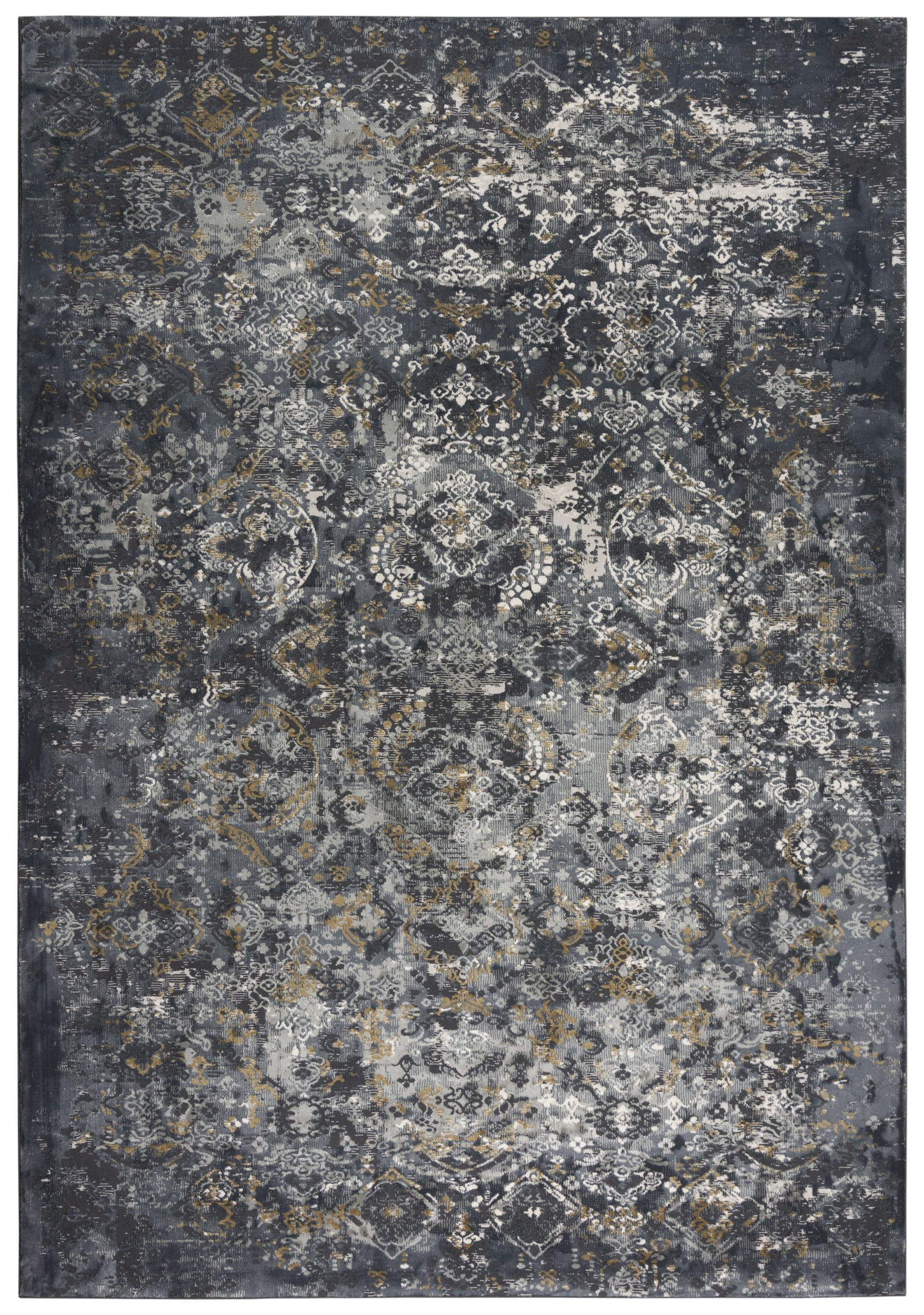 Industrial-style rug, 5' x 8