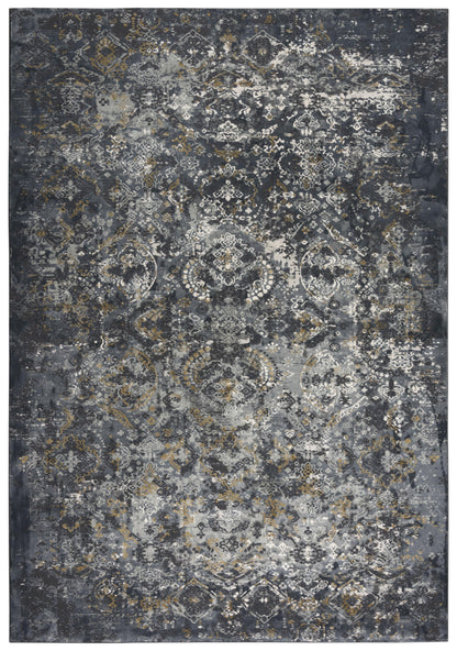 Industrial-style rug, 5' x 8
