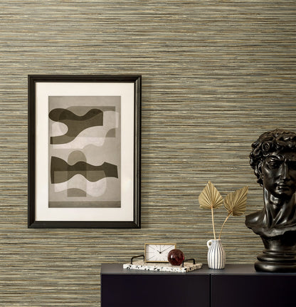 Seabrook Designs  Savanna Faux Grasscloth Contemporary Warm Neutrals , Beiges   - EN40006