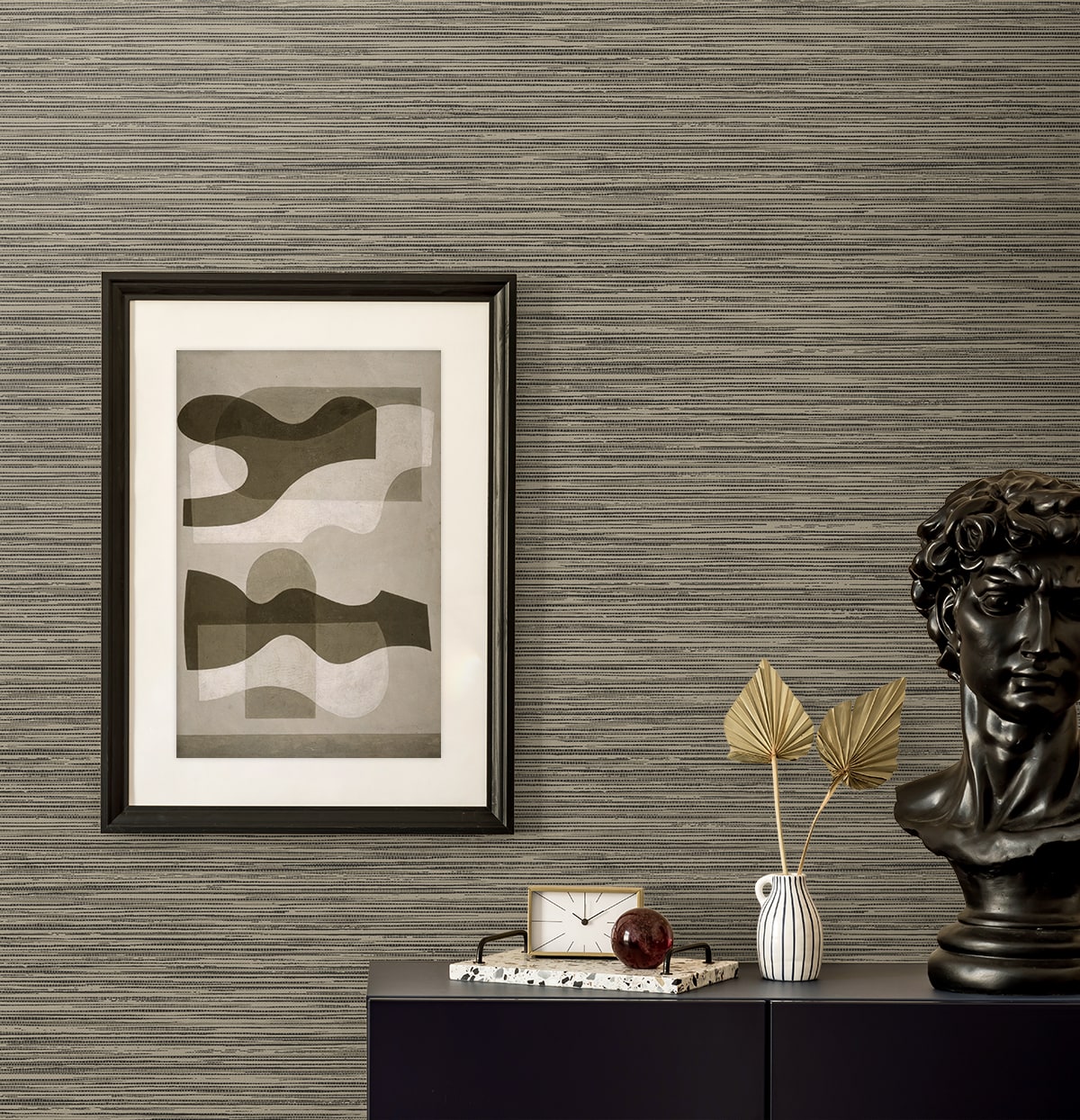 Seabrook Designs  Savanna Faux Grasscloth Contemporary Browns , Taupes   - EN40020