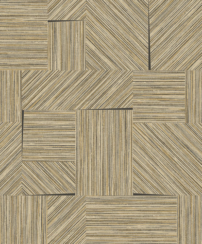 Seabrook Designs  Husk Geometric Contemporary Browns , Taupes   - EN40106