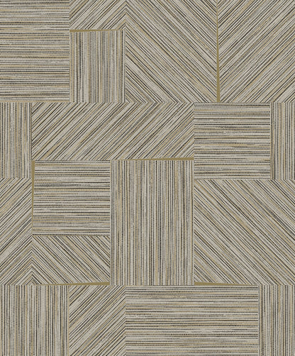 Seabrook Designs  Husk Geometric Contemporary Grays   - EN40108