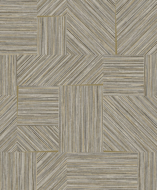 Seabrook Designs  Husk Geometric Contemporary Grays   - EN40108