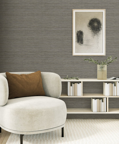 Seabrook Designs  Sisa Faux Grasscloth Contemporary Browns , Taupes   - EN40200